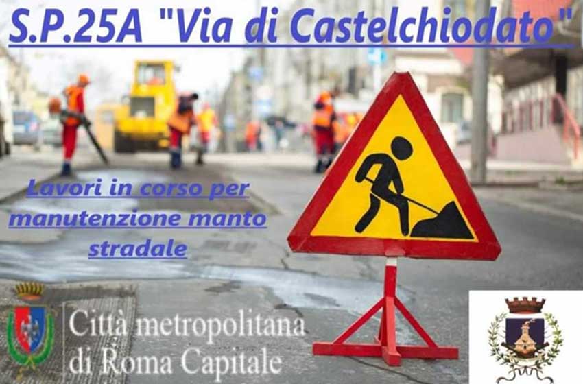 SP Monterotondo Castelchiodato. Al via i lavori di rifacimento del manto stradale