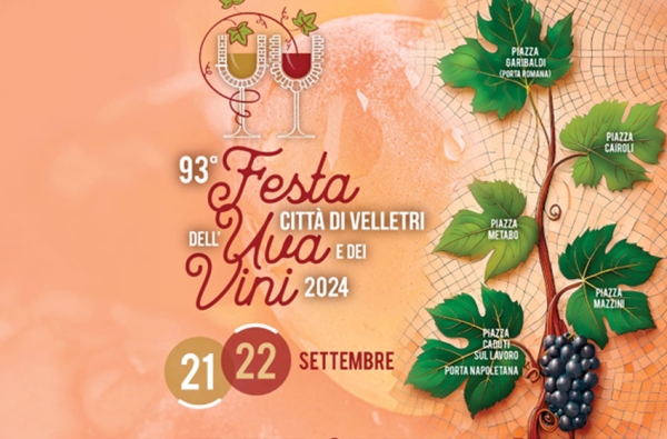 VELLETRI, 21-22 settembre 2024, 93^ Festa dell'Uva e dei Vini