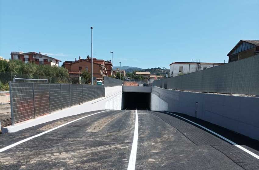 Inaugurazione del nuovo sottopasso ferroviario a Pavona di Albano Laziale