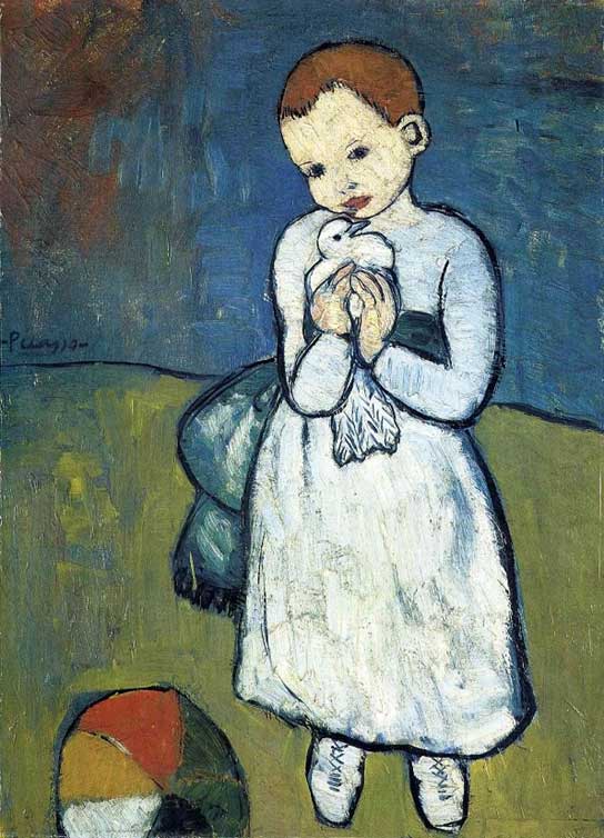 bambina con colomba picasso