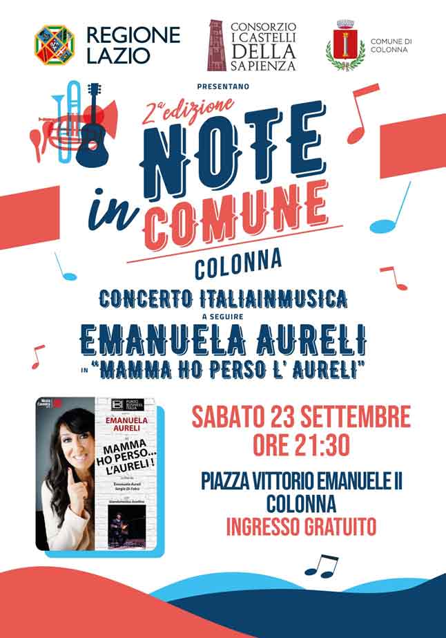 note in comune colonna locandina